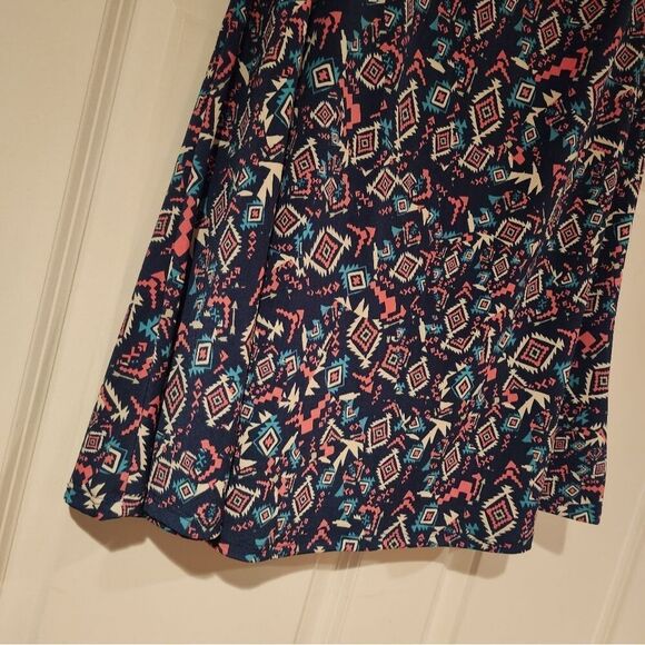 Lularoe stretchy colorful patterned skirt 2X - Picture 3 of 4